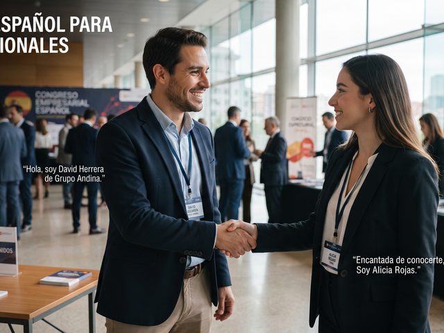 1. Cómo saludar a personas en el entorno profesional y social en español